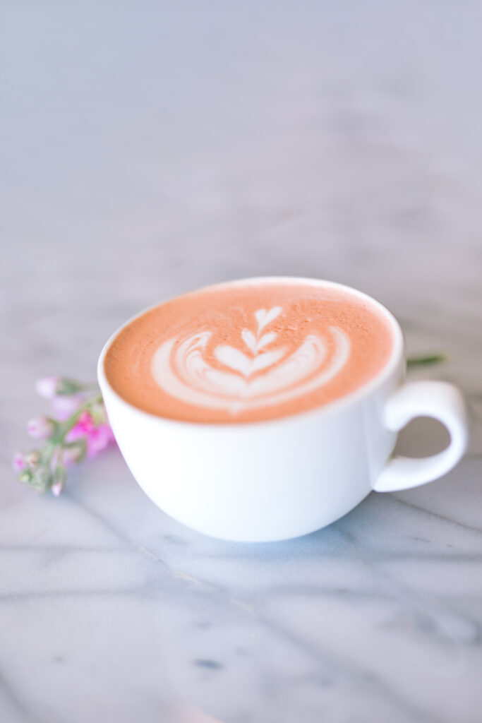 Red Rose Latte